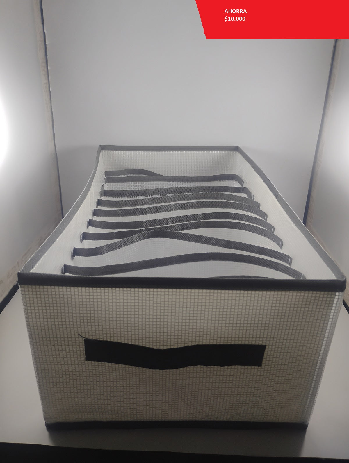 Organizador de Ropa Plegable con 7 Compartimentos 43 cm X 23cm X 17cm 3 Unidades- TCC0024