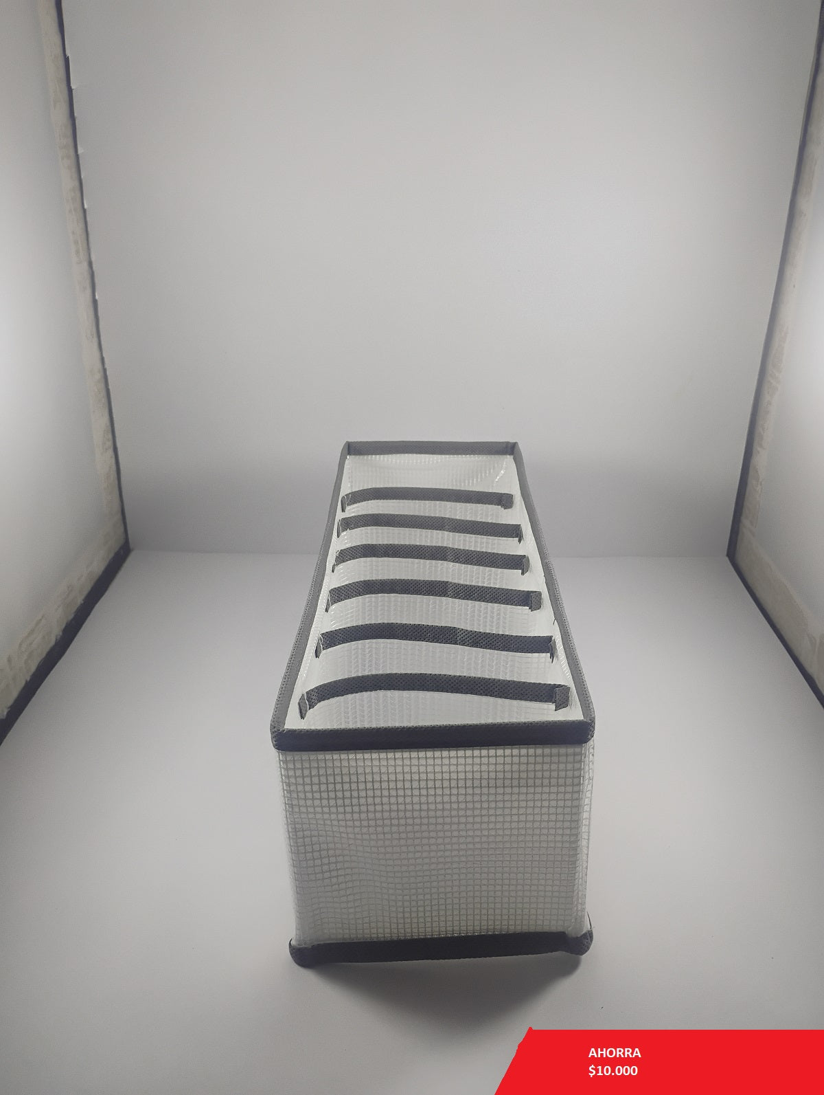 Organizador de Ropa Plegable con 7 Compartimentos 11 cm X 11cm X 33cm 3 Unidades- TCC0023