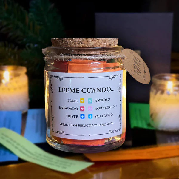 Frasco bíblico de oración y Fe diaria