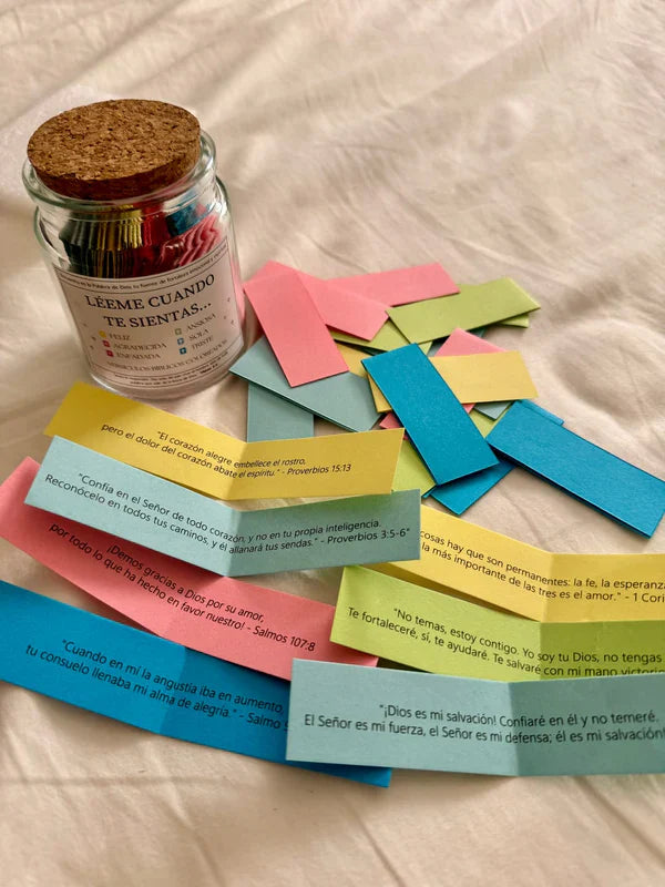 Frasco bíblico de oración y Fe diaria