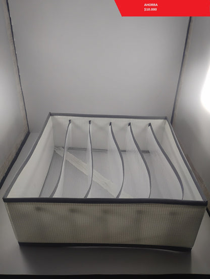 Organizador de Ropa Plegable con 7 Compartimentos 32 cm X 32m X 12cm - TCC0026