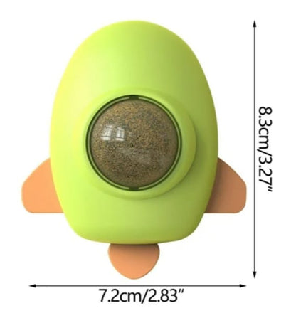 Juguete con Catnip en Forma de Cohete para Gatos - TCC0010