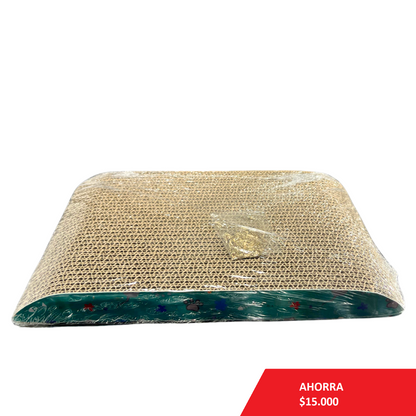 Rascador de carton para gato  afilador de uñas (ZAZU) - TCC0018