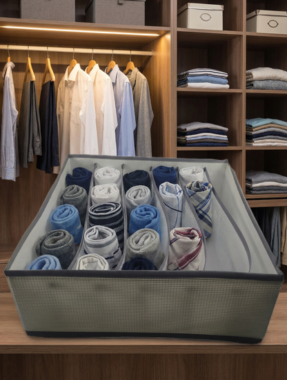 Organizador de Ropa Plegable con 7 Compartimentos 32 cm X 32m X 12cm - TCC0026