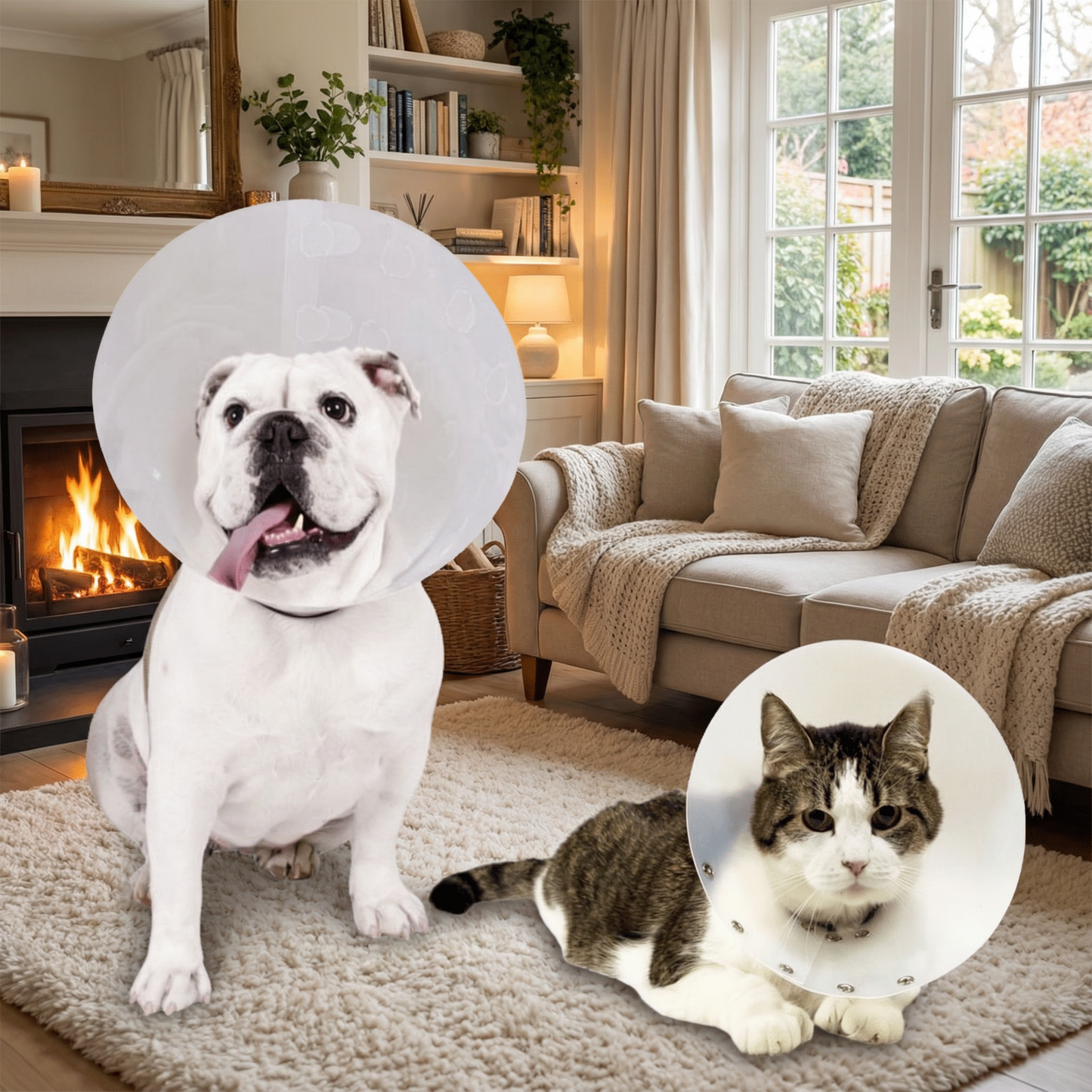 Collar Isabelino de Plástico para Perros y Gatos - TCC0021