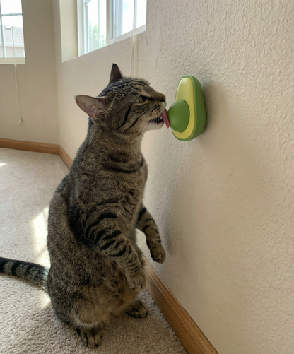 Juguete con Catnip Aguacate para Gatos – Adhesivo de Pared - TCC0009