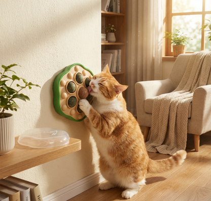 Juguete Plástico  Set de 7 Bolas de Catnip Natural para Gato - TCC0020