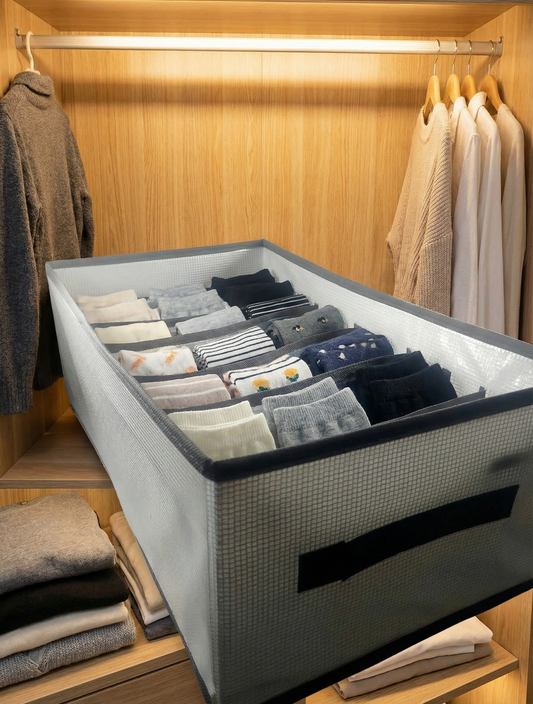 Organizador de Ropa Plegable con 7 Compartimentos 43 cm X 23cm X 17cm - TCC0024