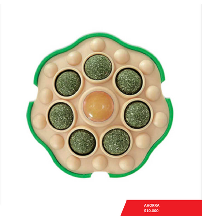 Juguete Plástico  Set de 7 Bolas de Catnip Natural para Gato - TCC0020